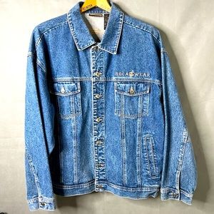 Rockawear Denim Jacket XL Men’s 6 pocket Y2K 100% Cotton